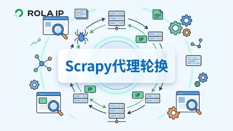 Scrapy代理轮换配置指南：3种方案、配置示例与排错方法