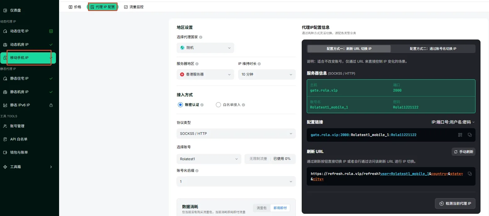 后台测试入口