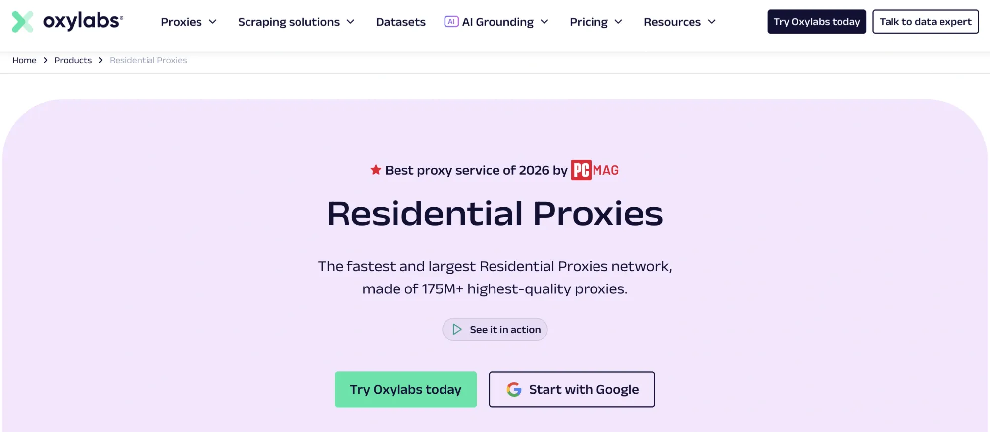Oxylabs proxy provider