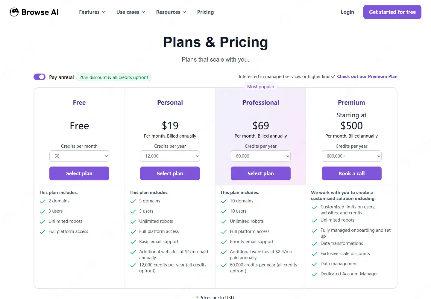 browse-ai-pricing