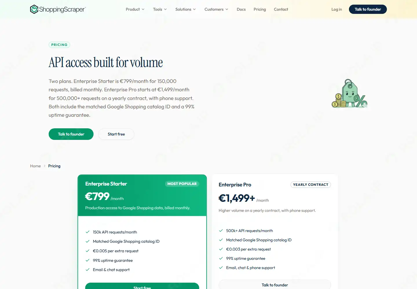 shopping-scraper-pricing