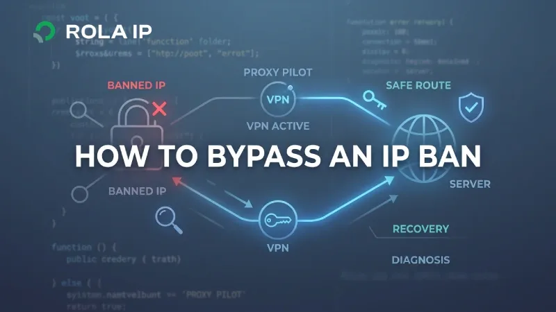 How to Bypass an IP Ban: Safe Recovery and Diagnosis