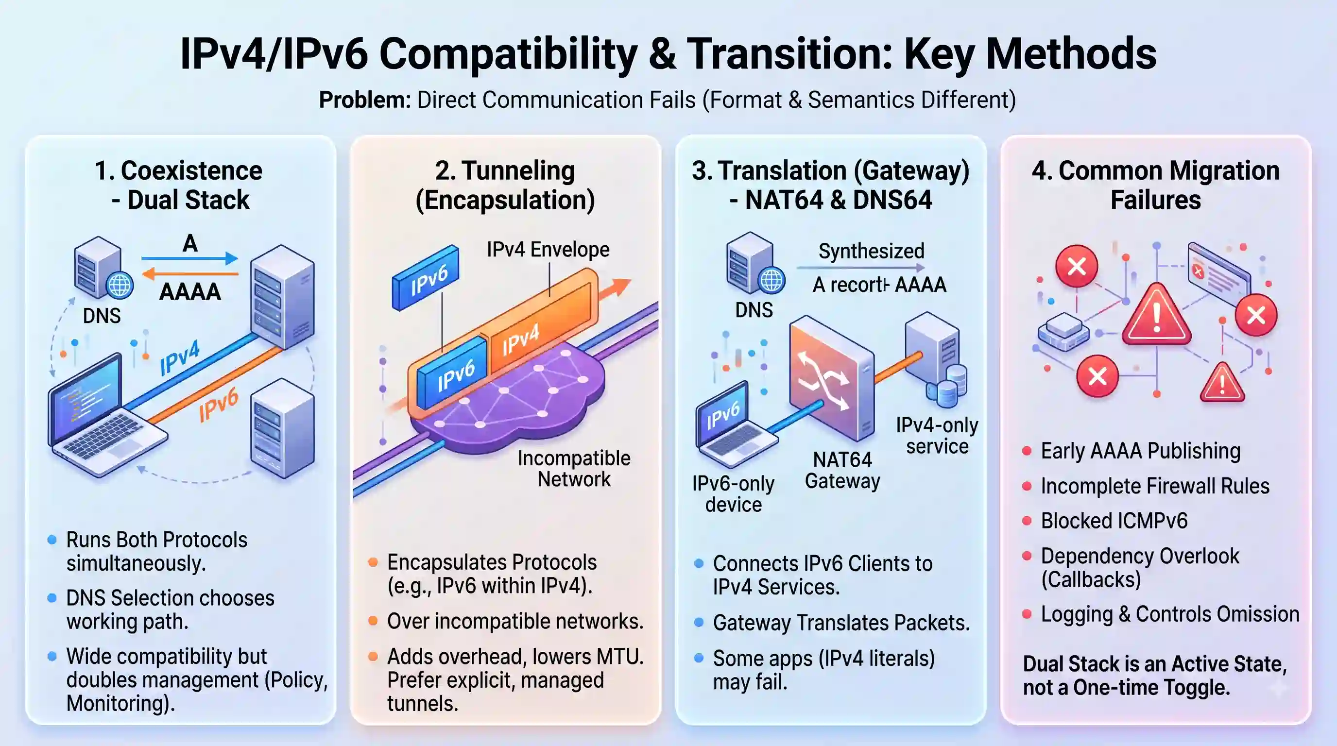 IPv4IPv6 Compatibility and Transition