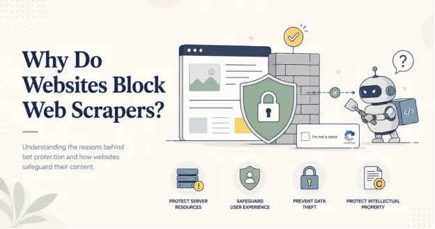 Why Do Websites Block Web Scrapers illustration