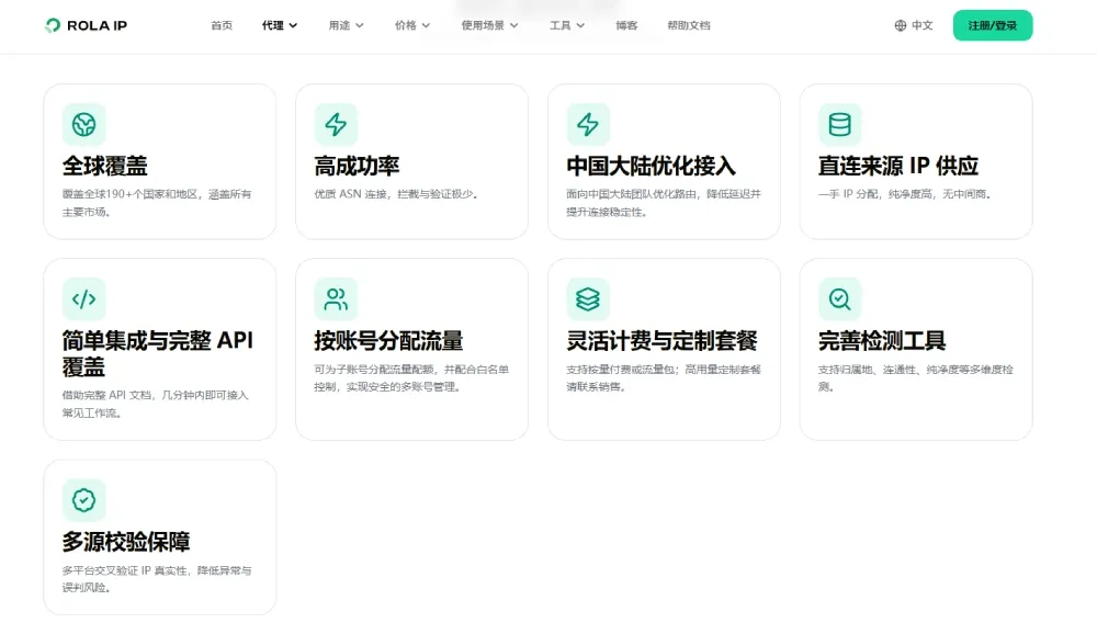 Rola代理优势示意图