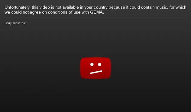 youtube blocked illustration