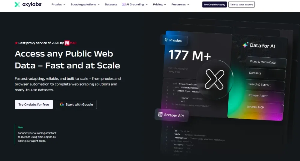 Oxylabs site