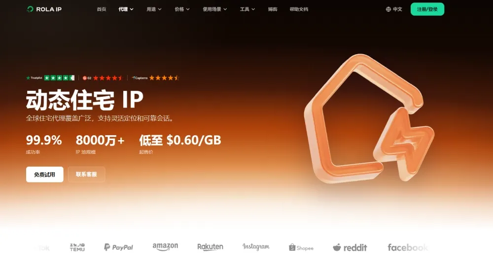 Rola动态住宅代理示意图