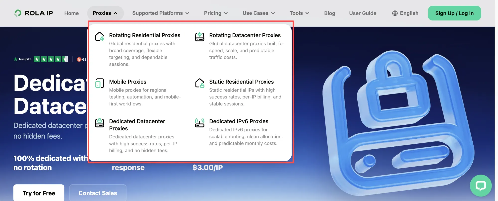 Rola IP - best proxy for scraping