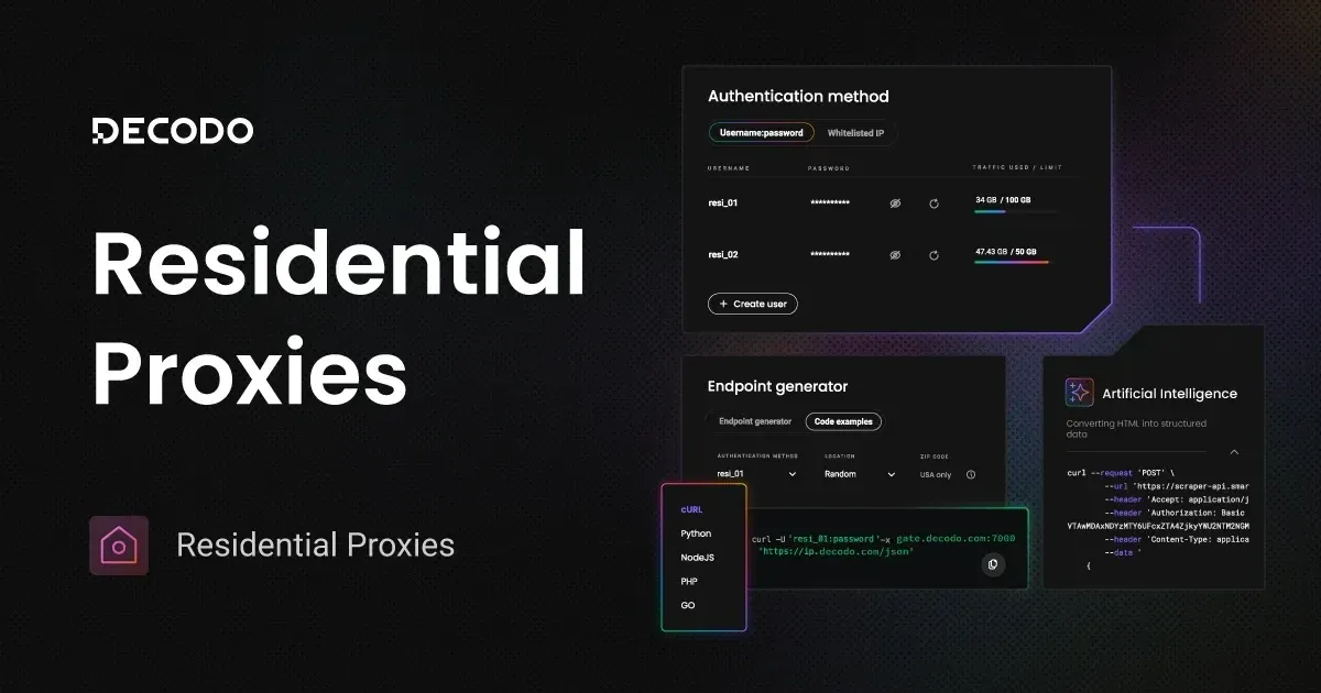 Decodo Residential Proxies