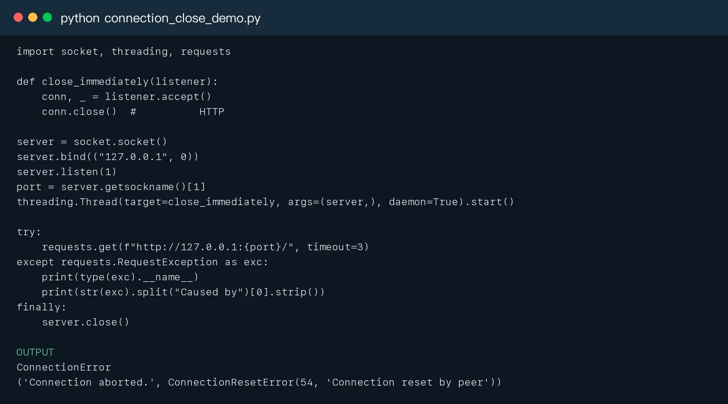python-requests-connectionerror