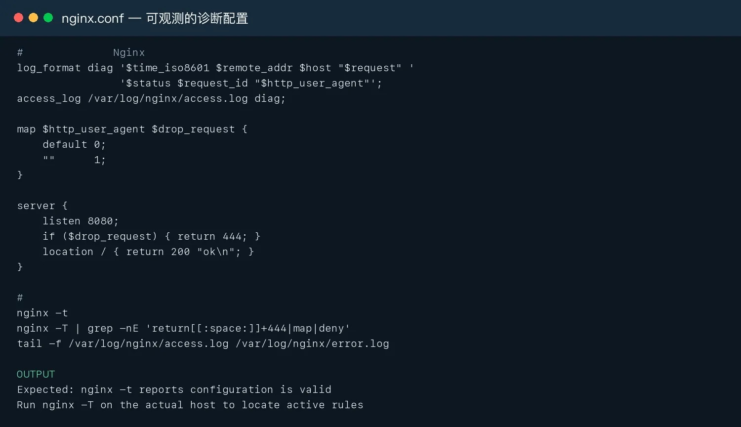 nginx-config-log-troubleshooting