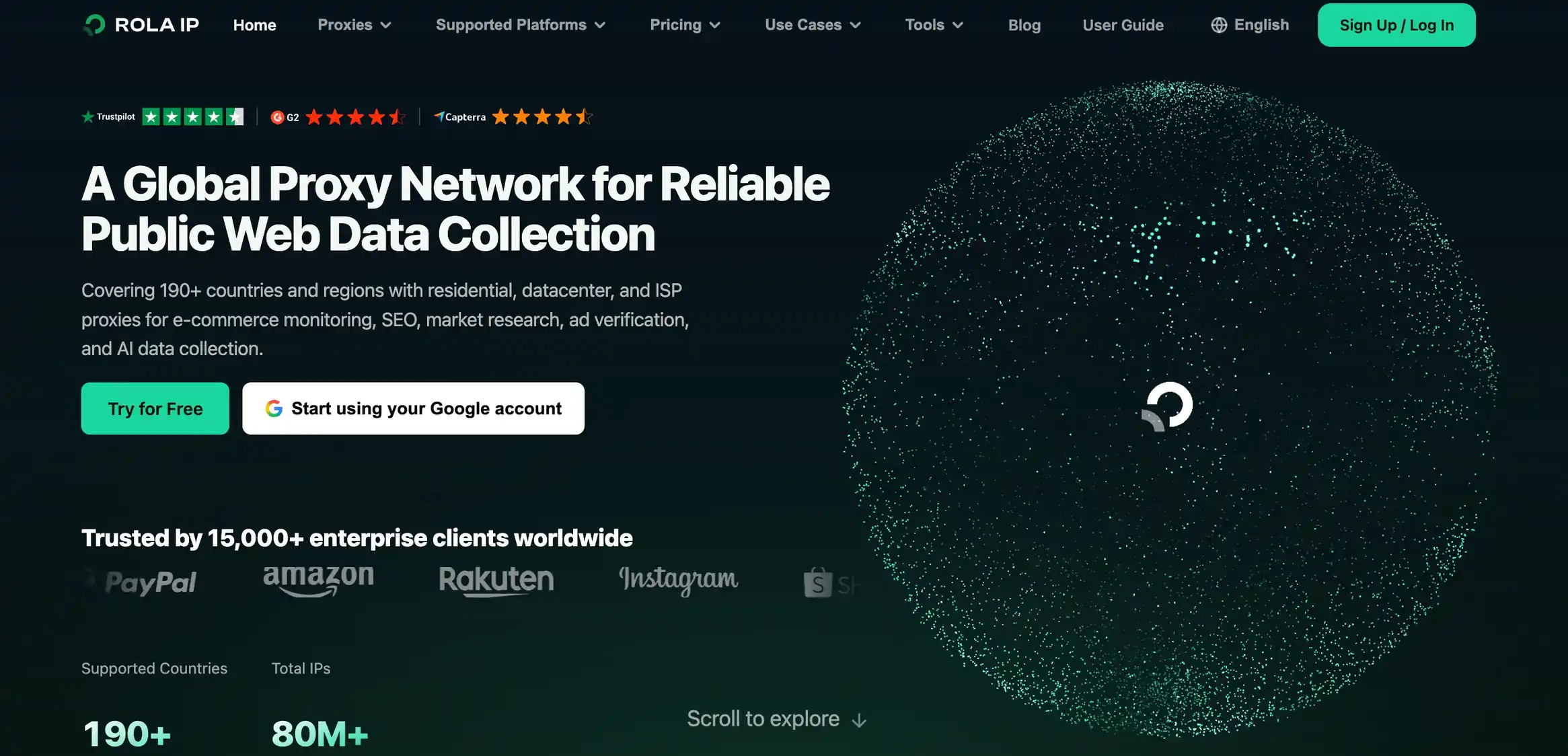 Rola IP proxy network