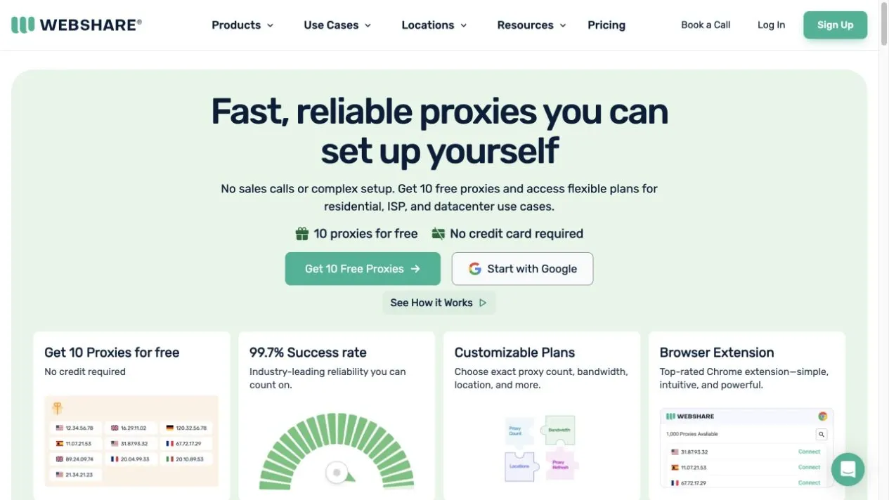 Webshare proxy service