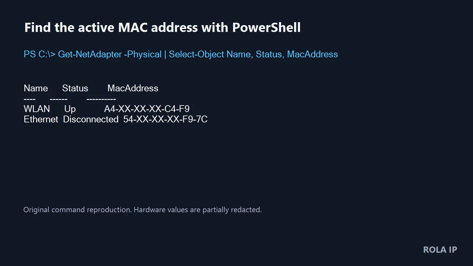 windows-find-mac-powershell