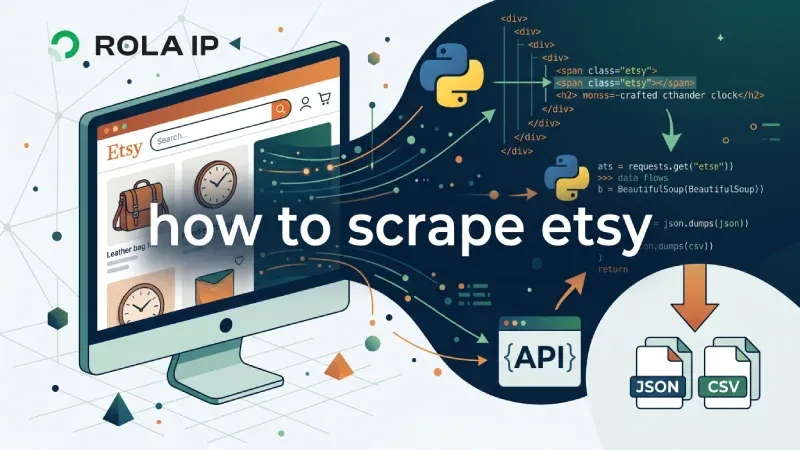 How to Scrape Etsy: Python API Export and HTML Parsing