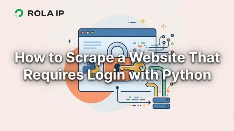 How to Scrape a Website That Requires Login with Python?