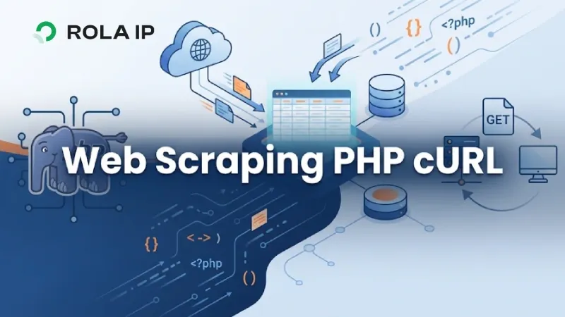 Web Scraping PHP cURL: HTML, JSON, Pagination, Retries, and Proxy Integration
