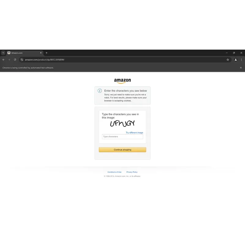 amazon-captcha-challenge-page