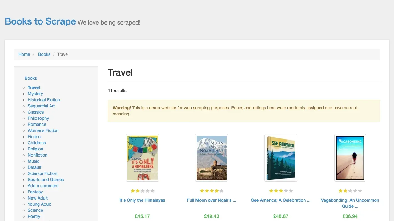 books-to-scrape-travel-category