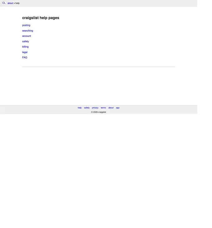 craigslist-help-page