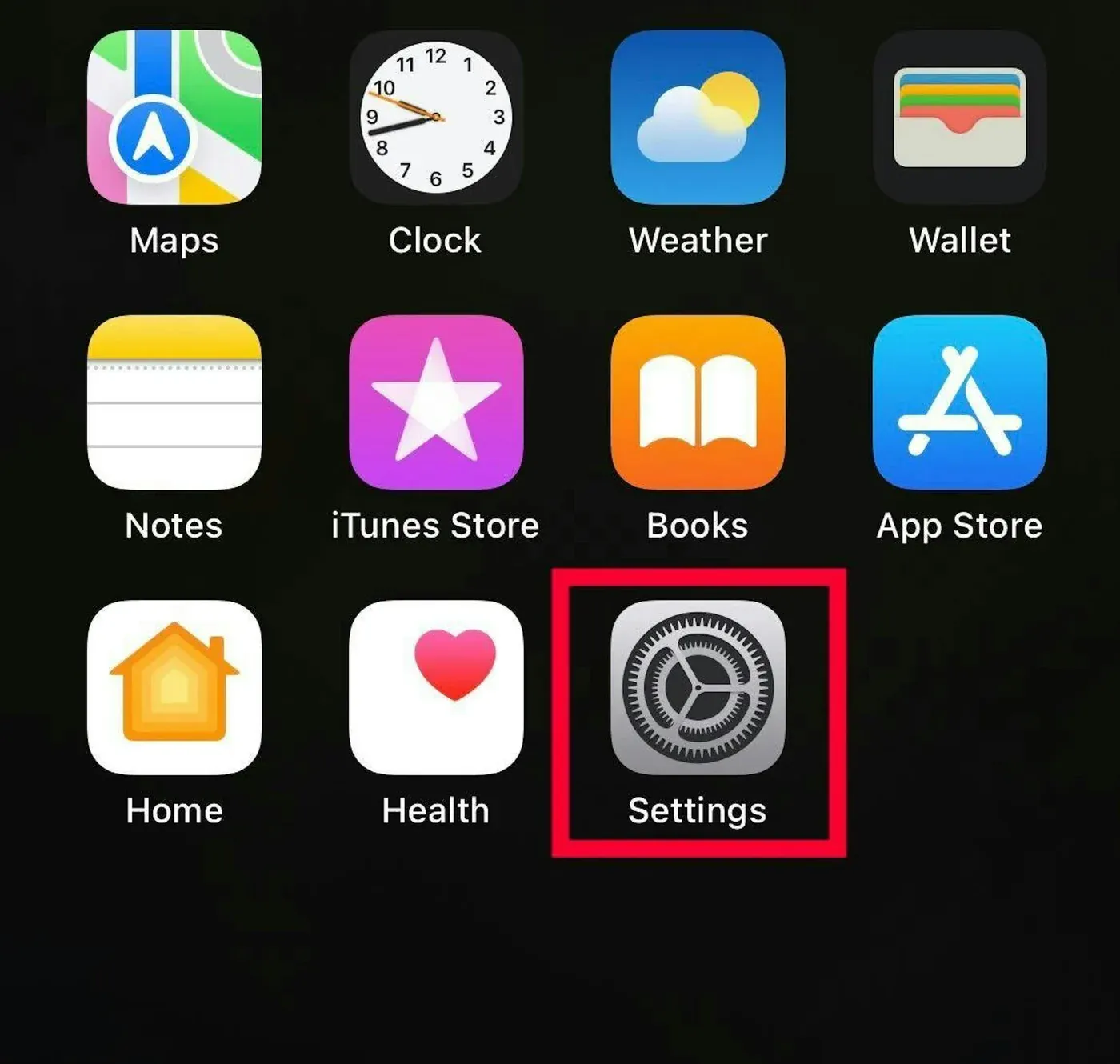 iPhone设置应用入口