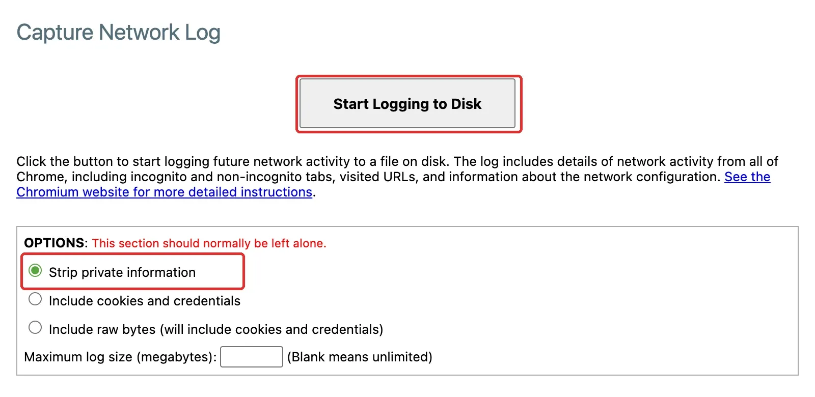 netlog-page-privacy-option-start-logging