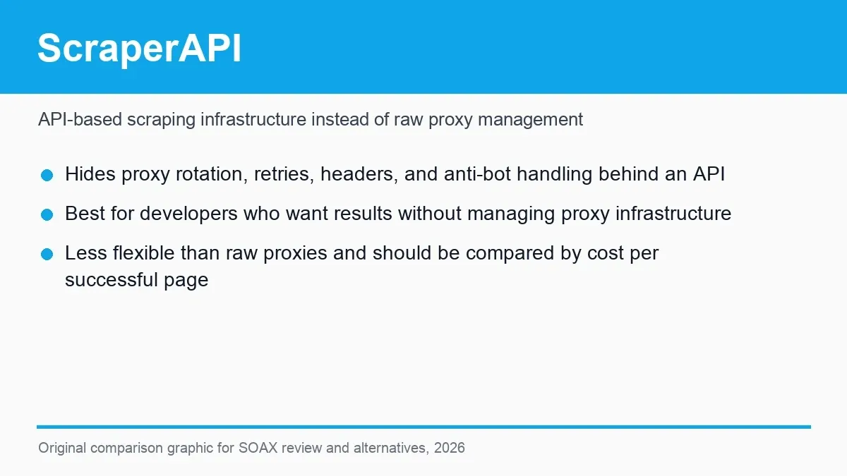 ScraperAPI product page