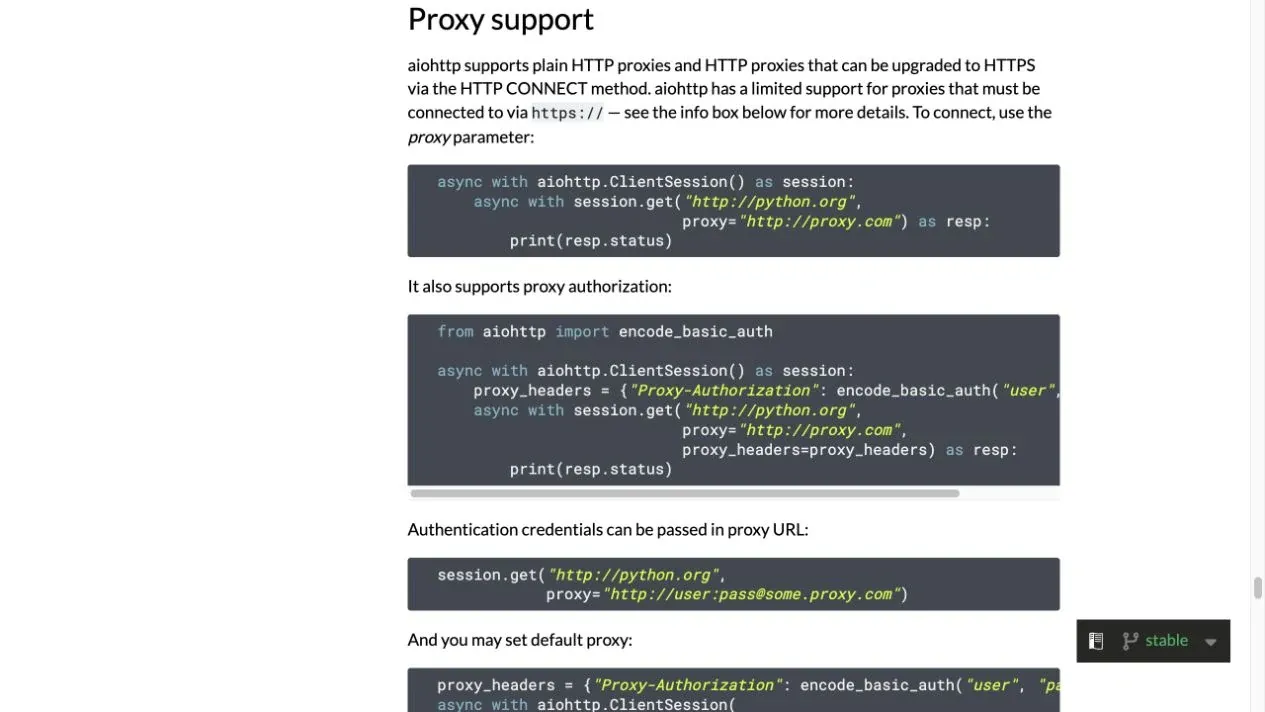aiohttp-official-proxy-support-docs