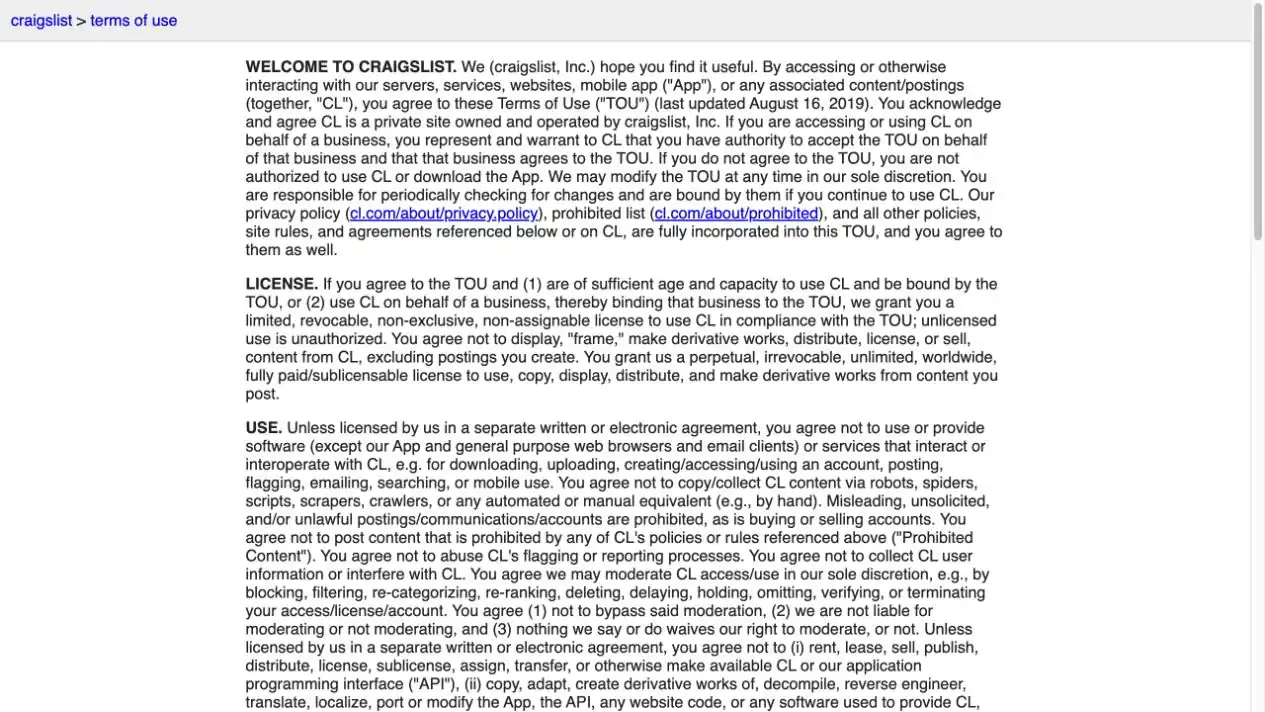 craigslist-terms-of-use