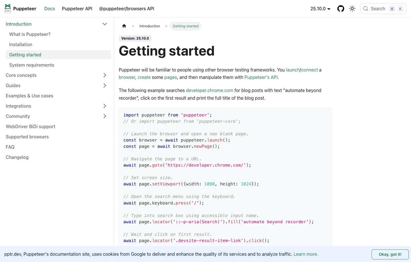 puppeteer-official-documentation