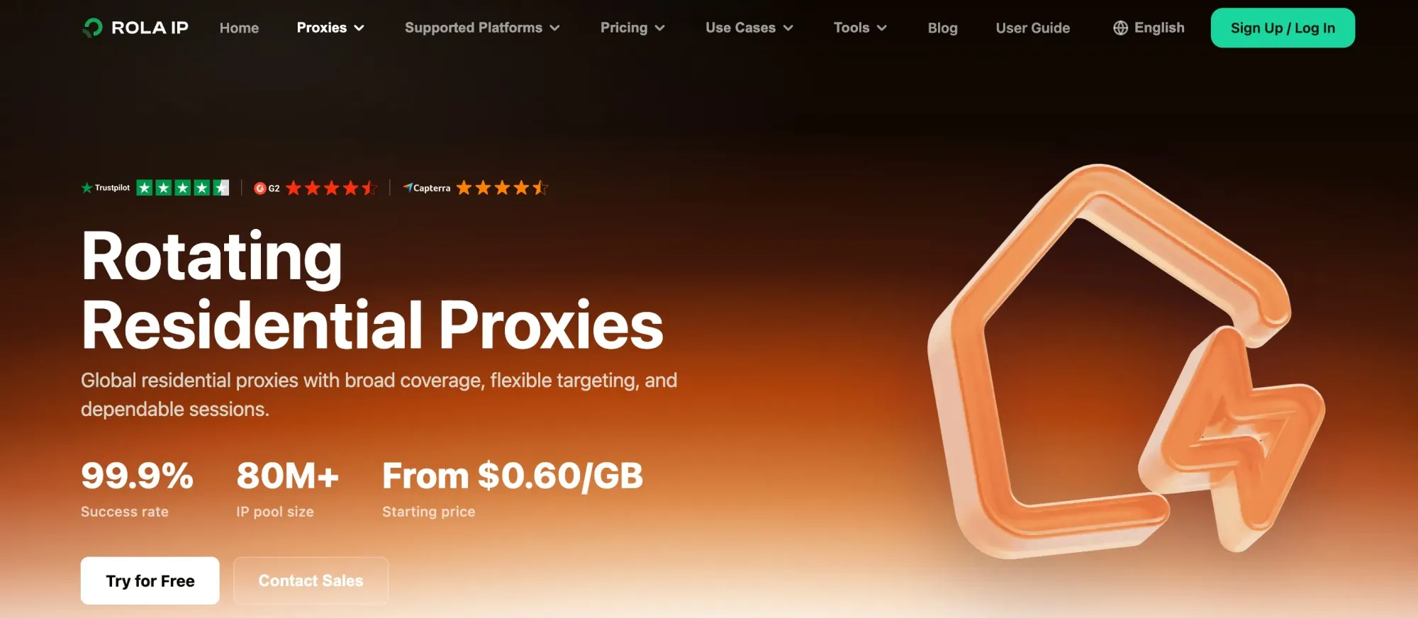 Rola IP rotating residential proxies