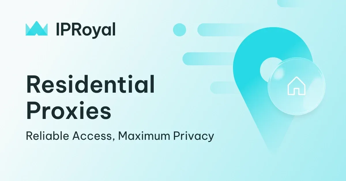 IPRoyal official proxy product page