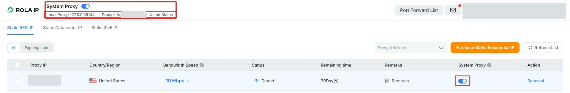 rola-connect-system-proxy-status