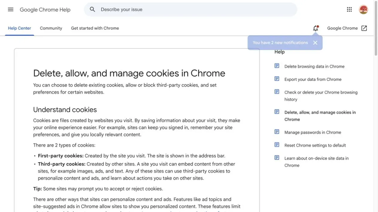 chrome-cookie-site-data-management