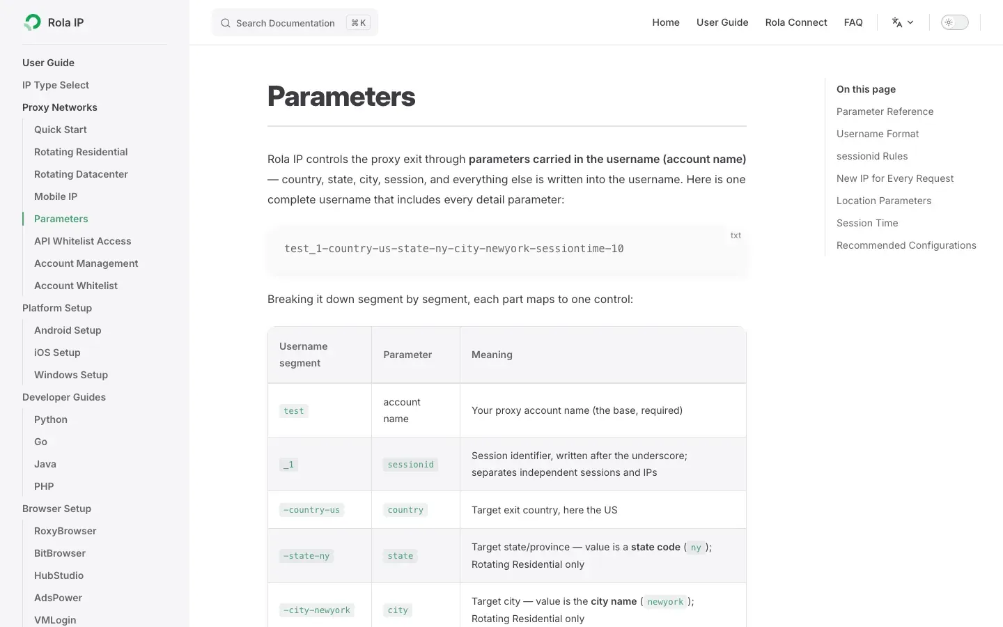 rola-ip-proxy-parameters