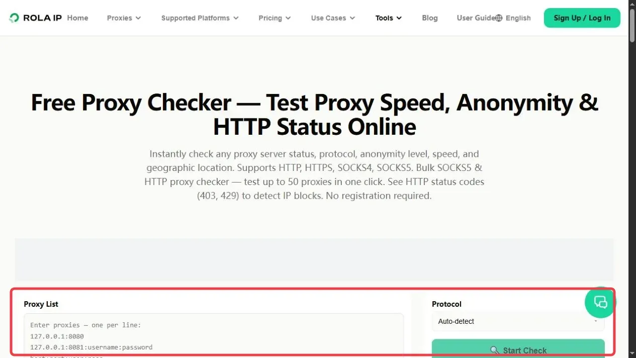 yandex-proxy-checker-interface